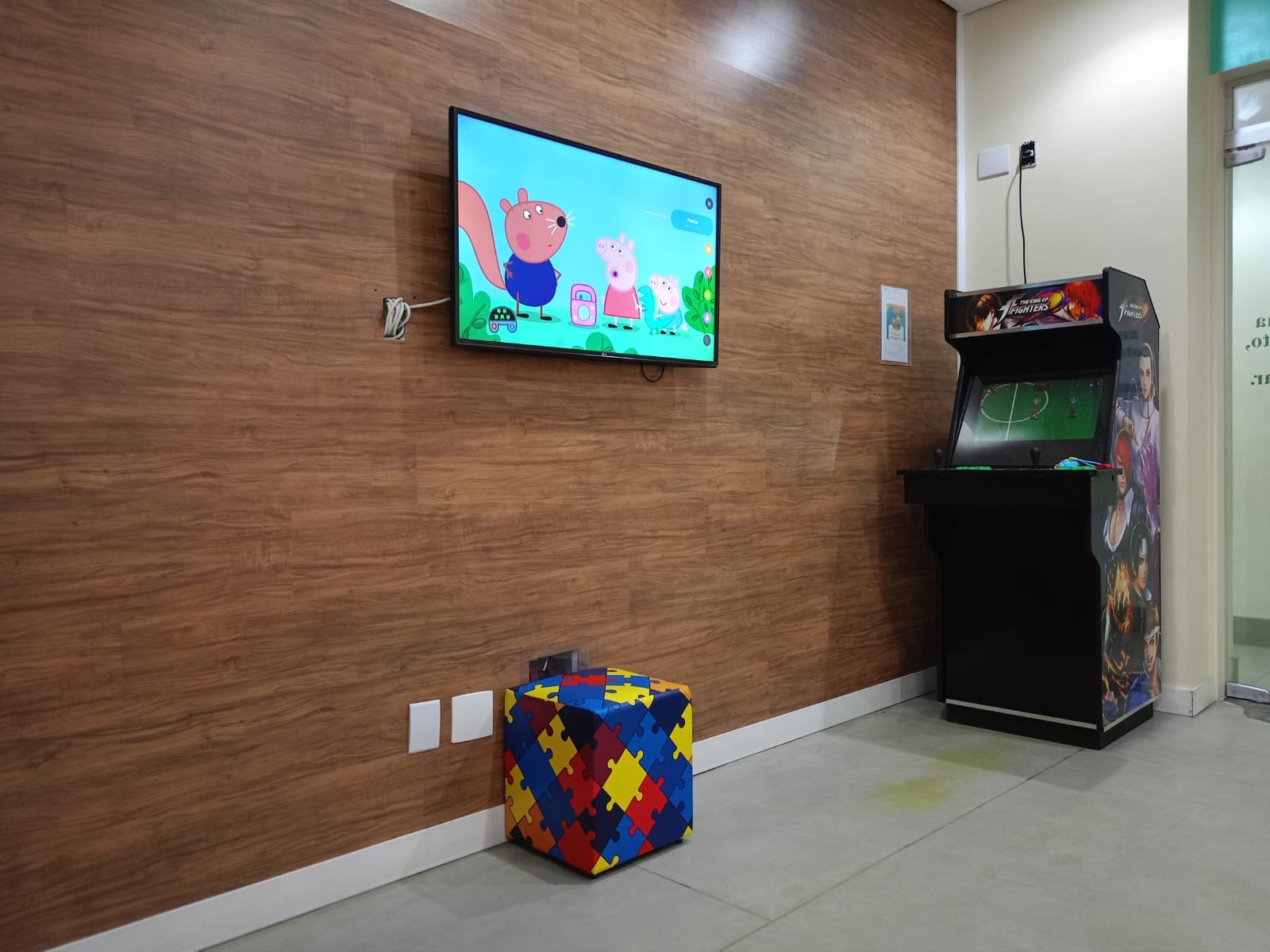 Espaço Kids: Fliperama na Brinquedoteca e Liberação do Campinho e Parquinho